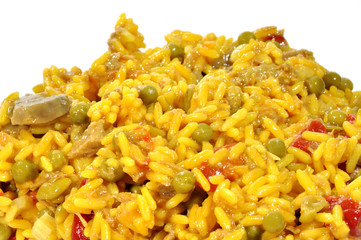 Detalle sobre risotto.