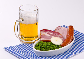 Grünkohl mit Bier