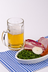 Grünkohl mit Bier