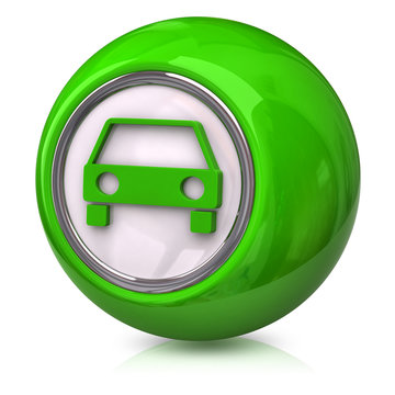 Green Car Icon