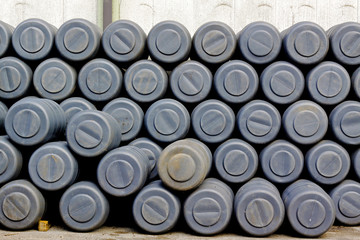 Pile of barrels
