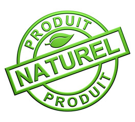"Produit Naturel" Cachet