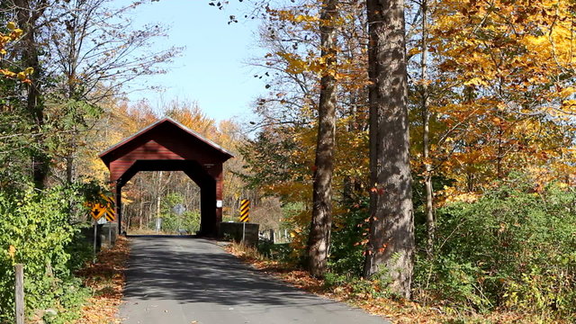 Covered Wooden Bridge