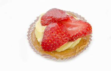 Pasticcino alle fragole e Crema pasticcera