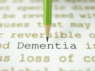 The word “Dementia”
