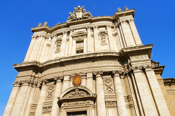 Fototapeta na wymiar Rom Kirche Santi Luca e Martina 01