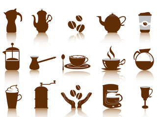 coffee icon set