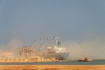 dry-cargo ship