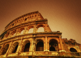 Fototapeta premium Ancient Roman Colosseum