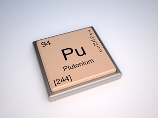 Plutonium chemical element of the periodic table with symbol Pu
