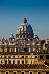Fototapeta na wymiar Widok na Watykan