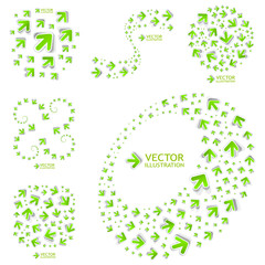 Arrows. Abstract illustration.