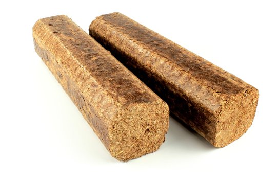 Hard wood briquettes