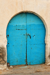 Blue door