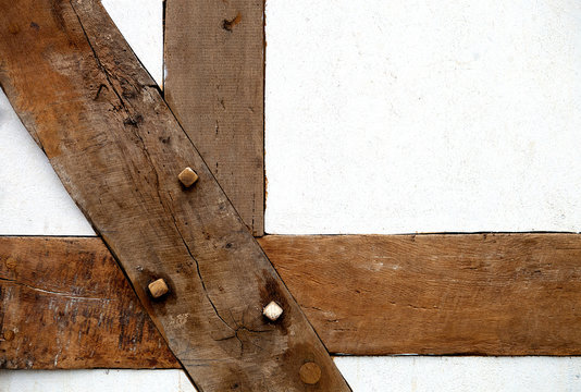 Fachwerk Holzbalken 