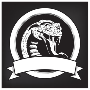 Snake Illustration Emblem