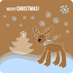 Reindeer Rentier Rudolph Frohe Weihnachten Merry Christmas