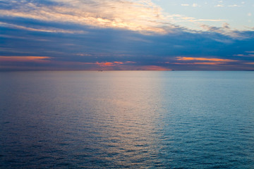 sunset on Baltic Sea