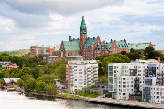 municipal houses and hospital in Stockholm,