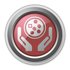 Red 3D Style Button 