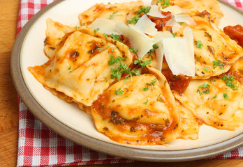 Ravioli with Sauce