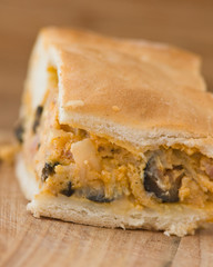 Onion calzone.