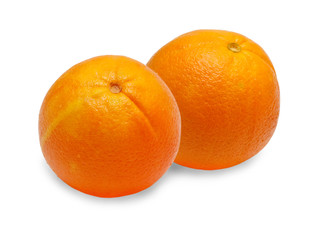 orange isolated on white background