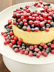 Lemon cheesecake