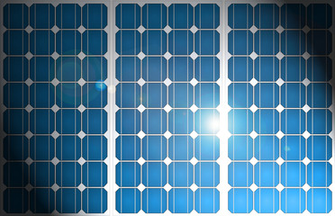 Fototapeta premium Solar energy pattern.