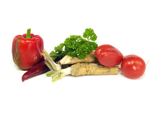 autumn vegetables still life