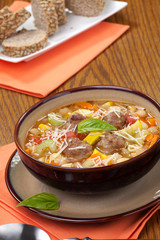 Italian Meatball Soup