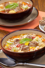 Italian Meatball Soup
