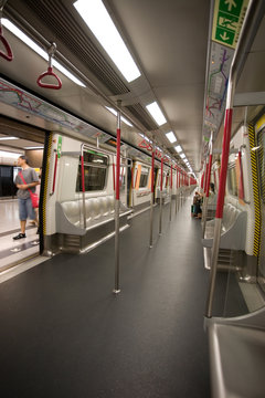Subway in Hong Kong.