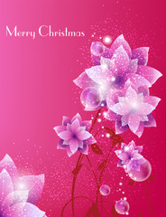 Merry Christmas Elegant Background for Greetings Card