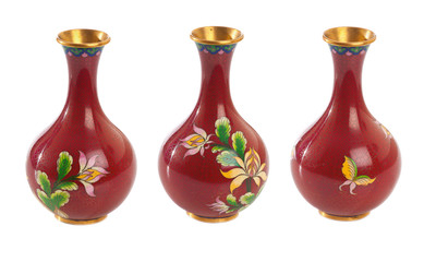 Red vases