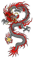 Vector China dragon