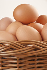 Eggs in a basket