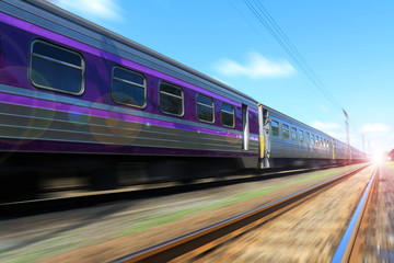 Naklejka premium Train.