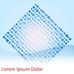 Elegant blue business background