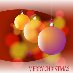 Fototapeta premium Beautiful Christmas ornaments