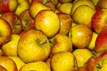 Äpfel auf dem Wochenmarkt