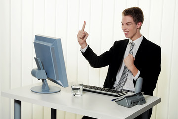 Erfolgreicher Jungunternehmer