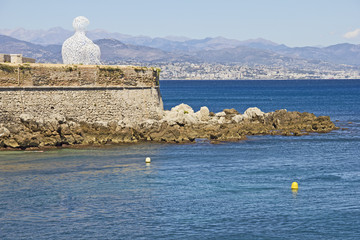 View of Antibes, south of France