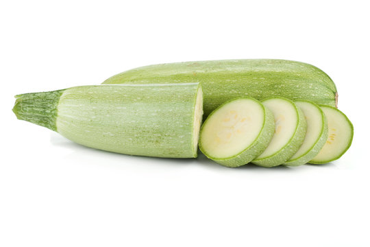 Fresh Sliced Marrow Vegetable