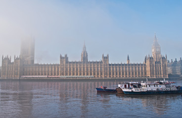 Obraz na płótnie Canvas London fog