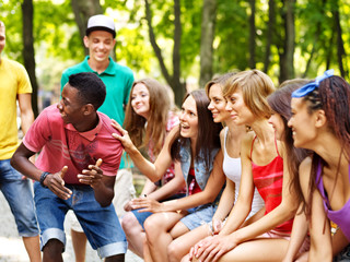 Group of people outdoors.