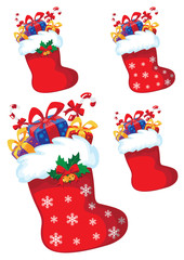 christmas stocking with gift set