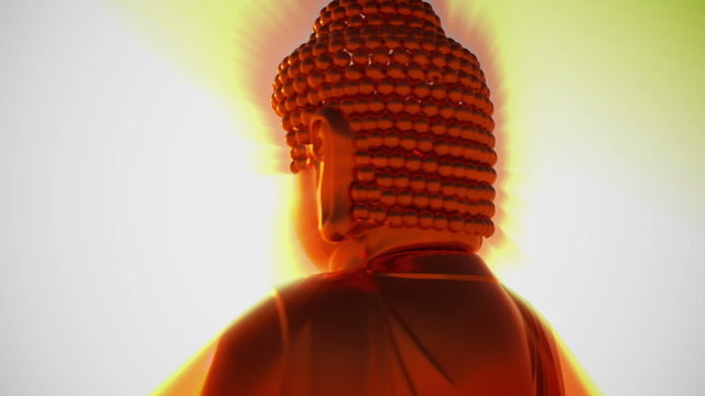 Glowing Gold Buddha