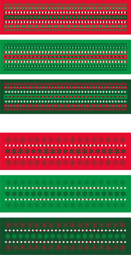 cenefas navide&ntilde;as_verde/rojo