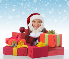 Christmas Smiling Woman